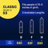 55E: Classic Wide (55), Length 5.6 (E) view 3