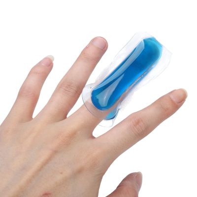 Ejoyous Finger Ice Pack, 3.1in Hot Cold Compress, Lightweight Gel, Blue, Wrap Style, For Finger Injuries, Arthritis, Sports Injuries