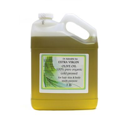 Dr Adorable - 7 lb - Olive Oil Extra Virgin - 100% Pure Natural Premium Organic Cold Pressed