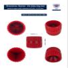 Copper Pipe Cleaner Set [7PC_3-Size] 3 Pipe Cleaning Brushes 3 Fitting Cleaners and 1 Reamer, Clean 1/2, 3/4, 1.0-Inch Pipes & Fittings for Soldering view 4