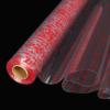 CMFYHM Clear Cellophane Wrap Roll(34" x 120Ft) 3Mil Red Polka Dot Cellophane, Cellophane Gift Wrap Roll, Cellophane Wrap for Gifts, Baskets, Flowers, Party Decorations view 1