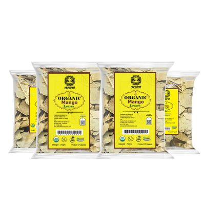 10.4 oz Dried Mango Leaves, Hojas De Mango Secas, 100% Natural Dried Leaves, Loose Leaf Tea, Non-GMO, Caffeine-Free. by Akshit