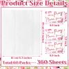 Sinmoe 60 Pack Christian Pocket Tissue Easter Bible Verse Tissue Wedding Mini Travel Size Wallet Facial Napkin Inspirational Gift for Woman Charity Graduation Party Church Supplies(Classic Style) view 2