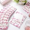 Sinmoe 60 Pack Christian Pocket Tissue Easter Bible Verse Tissue Wedding Mini Travel Size Wallet Facial Napkin Inspirational Gift for Woman Charity Graduation Party Church Supplies(Classic Style) view 4
