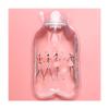 1PCS Transparent Hot Water Bottle Warm Belly Cartoon Hand Warmer Filled Mini Portable Hot Water Bags,Type 13 view 1