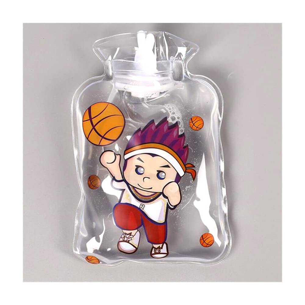 1PCS Transparent Hot Water Bottle Warm Belly Cartoon Hand Warmer Filled Mini Portable Hot Water Bags,Type 11