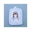 1PCS Cartoon Plush Water Injection Hot Water Bag PVC Material Portable Girl Warm Stomach Hand,Little Blue Girl view 2