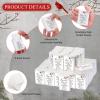 Fumete 100 Packs Tissue Paper for Funeral Memorial Tissues Packs for Guests Pocket Napkins Those We Love Don't Go Away 3 Ply 700 Sheets Napkins Wedding Supplies for Family(Cardinal) view 3