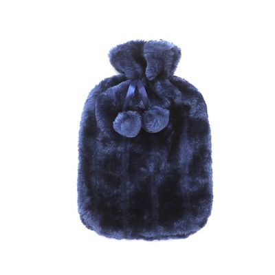 1PCS 2L Hot Water Bottle Cover Cold-Proof Heat Preservation Covers,Blue Cover