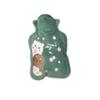 1PCS Tummy Warmers Rubber Hot Water Bag with Plush Cloth Cover,H view 1