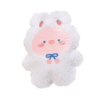 1PCS 350ML Cartoon Plush Bear Hot Water Bottle Hand Warmer Cute Hot Water Bag,C