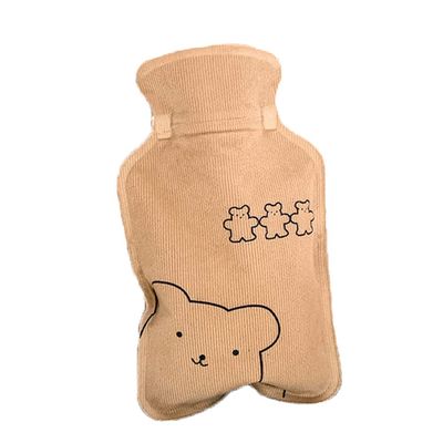 1PCS 300ML Keep Warm PVC Hot Water Bottle Bag with Knitted Cover 1912.5cm,A