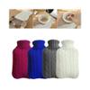 1PCS 2000ml Hot Water Bottle Knitted Cover,White Cover view 2