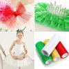 KRE Glitter Tulle Ribbon 180 In Gift Bow Craft Wedding Party Decor, Making DIY Art Material Supplies for Christmas Tree Decorating, Ribbon Gift Wrapping, Tree Garland, Pack of 3 with Bonus Item Juiops view 3