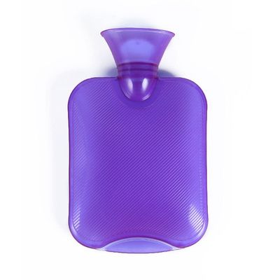 1PCS 2L Hot Water Bottle Hand Warmer,Purple Hot Water Bottle