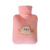 1PCS 500ml Hot Water Bag Kawaii Bear Plush Water Bottle Hand Warmer,F view 1