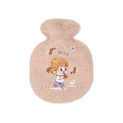 1PCS Lovely Cartoon Hand Po Mini Hot Water Bottles Portable Hand Warmer Pocket Hand Feet Hot Water Bags,H