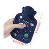 1PCS Tummy Warmers Rubber Hot Water Bag with Plush Cloth Cover,A view 2