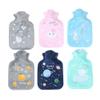 1PCS Tummy Warmers Rubber Hot Water Bag with Plush Cloth Cover,A view 3