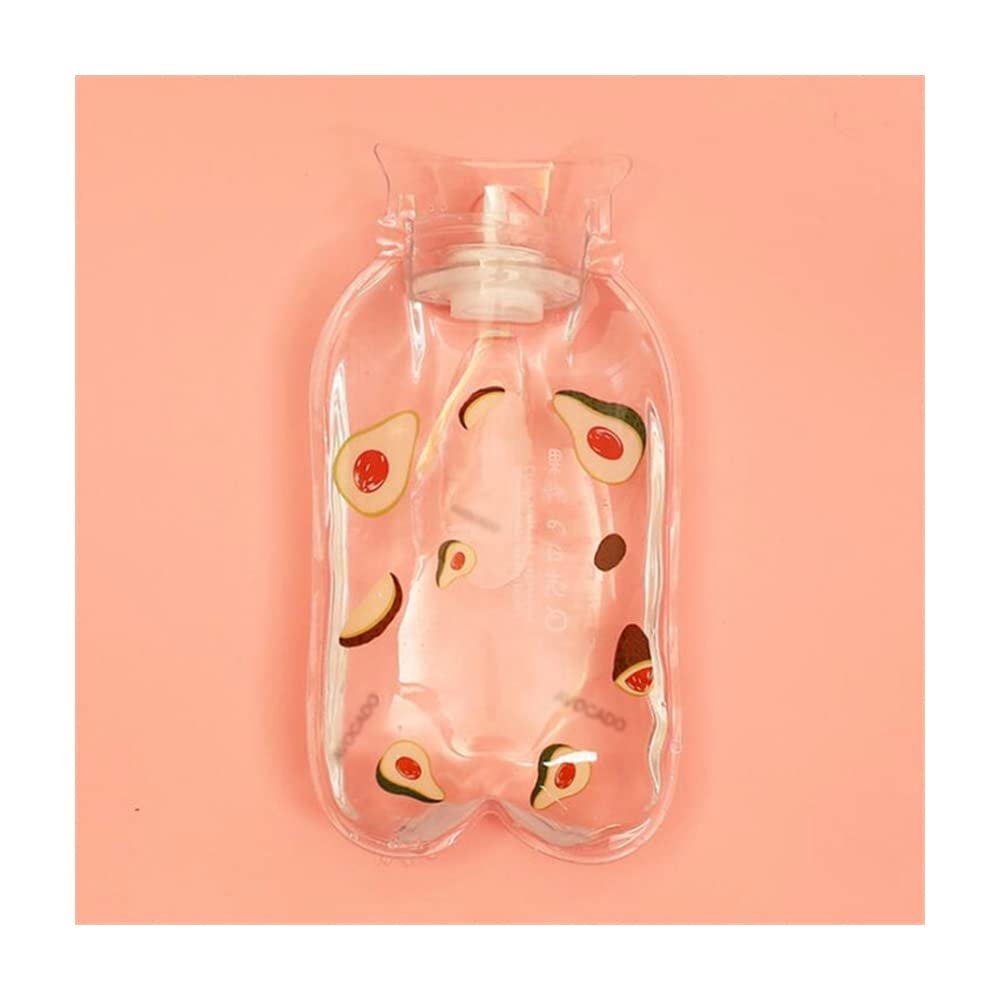 1PCS Transparent Hot Water Bottle Warm Belly Cartoon Hand Warmer Filled Mini Portable Hot Water Bags,Type 16