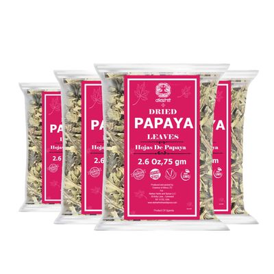 10.4oz Dried Papaya Leaves, Leaf Tea, Dried from Natural Leaves, Hojas De Papaya, Loose Leaf Tea, Non GMO, No Additives, Gluten free.