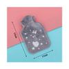 1PCS Tummy Warmers Rubber Hot Water Bag with Plush Cloth Cover,B view 2