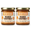 Brooklyn Delhi Mango Chutney - 9 Ounces - Made with Ripe Mangos, Golden Raisins, Fresh Ginger, Garam Masala, and Lemon Juice for a Nice Sour Note - Vegan - No Artificial Additives - Pack of 2 view 1