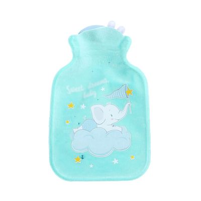 1PCS Tummy Warmers Rubber Hot Water Bag with Plush Cloth Cover,G