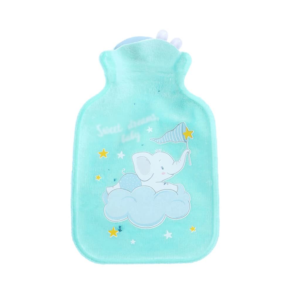 1PCS Tummy Warmers Rubber Hot Water Bag with Plush Cloth Cover,G