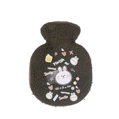 1PCS Lovely Cartoon Hand Po Mini Hot Water Bottles Portable Hand Warmer Pocket Hand Feet Hot Water Bags,F
