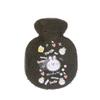 1PCS Lovely Cartoon Hand Po Mini Hot Water Bottles Portable Hand Warmer Pocket Hand Feet Hot Water Bags,F view 1