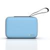 AGOZ Contact Lens Case, Portable Contact for Eyes Storage Box, Contact Lens Travel Pouch Holster, Durable Protective Cover Holder with Wrist Strap (Blue) view 1