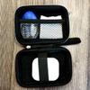 AGOZ Contact Lens Case, Portable Contact for Eyes Storage Box, Contact Lens Travel Pouch Holster, Durable Protective Cover Holder with Wrist Strap (Blue) view 2