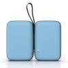 AGOZ Contact Lens Case, Portable Contact for Eyes Storage Box, Contact Lens Travel Pouch Holster, Durable Protective Cover Holder with Wrist Strap (Blue) view 3