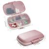 1Pack Travel Pill Organizer, 8 Compartments Portable Pill Case, Small Pill Box for Pocket Purse Portable Medicine Vitamin Container Pink view 3