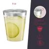 PLASTICPRO Disposable 8 oz Crystal Clear Plastic Tumblers With Silver Rim for Party's & Weddings pack of 100 view 2