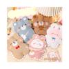 1PCS 350ML Cartoon Plush Bear Hot Water Bottle Hand Warmer Cute Hot Water Bag,E view 4