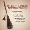 Cinnamon Brooms 36" and 6" - Cinnamon Broomstick Scented Combo - Mini Broom 6" & Large Broom 36" - Witches Broom Cinnamon Broomstick Decoration for Halloween - Mini Cinnamon Broomstick Scented Broom view 2