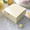 Efavormart 100pcs of 4x4x2 Ivory Cake Box for Candy Treat Gift Wrap Box Party Favor Boxes for Bridal Shower Wedding Party view 1
