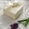 Efavormart 100pcs of 4x4x2 Ivory Cake Box for Candy Treat Gift Wrap Box Party Favor Boxes for Bridal Shower Wedding Party view 2