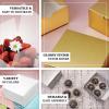 Efavormart 100pcs of 4x4x2 Ivory Cake Box for Candy Treat Gift Wrap Box Party Favor Boxes for Bridal Shower Wedding Party view 4