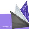 Optigear Microfiber Lens Cleaning Cloth Kit | 12 Pack | 3 Styles | Purple Glasses | Periwinkle | Gray view 4