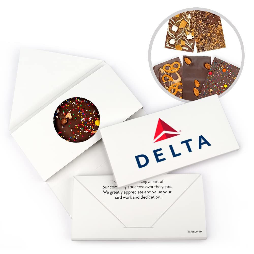 12ct Personalized Candy Promotional Products Add Your Logo Gourmet S'More & More 3.5oz Bars in Custom Gift Box (12 Pack)