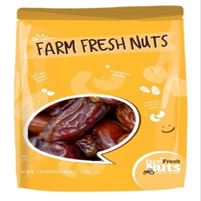 Dried Pitted Dates (2.5 Lbs.) - Best for healthy Snacking & candy Certified Organic Grown, 0% added sugar, No Preservatives, High in Fiber & Potassium, Non-GMO, Farm Fresh Nuts Brand.