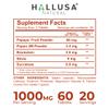 Hallusa Natural HallPapaya Papaya Enzyme Complex - 60 Tablets - Enzyme Formula with Papaya and Bromelain for Digestive Support and Stomach Wellness view 2