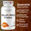 Hallusa Natural HallPapaya Papaya Enzyme Complex - 60 Tablets - Enzyme Formula with Papaya and Bromelain for Digestive Support and Stomach Wellness view 3
