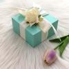 Efavormart 100 Pack | 4"x4"x2" Turquoise Cake Cupcake Party Favor Gift Boxes, DIY view 2