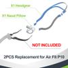 Nose Pillow with Headgear for P10 - Nasal Pillow Medium with Headgear Replacement Kit Supplies for P10 Series - Great-Value & Fully Adjustable, Frame Not Included view 2