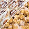 Gourmet Cinnamon Swirl Popcorn by Its Delish, 8 Oz Bulk Bag,  Festive Caramel Air Popped Sweet Crunchy Popcorn with White glaze Corn Snack, Parties  Gluten Free, Vegan, Kosher view 2