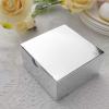Efavormart 100pcs of 4x4x2 Silver Cake Box for Candy Treat Gift Wrap Box Party Favor Boxes for Bridal Shower Wedding Party view 1